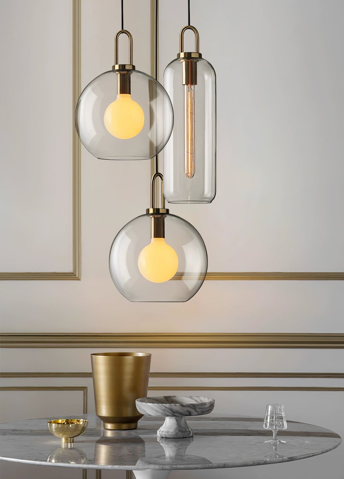 Eirisina Pendelleuchte Pendulum aus Glas