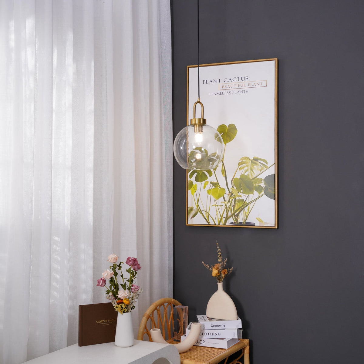 Eirisina Pendelleuchte Pendulum aus Glas