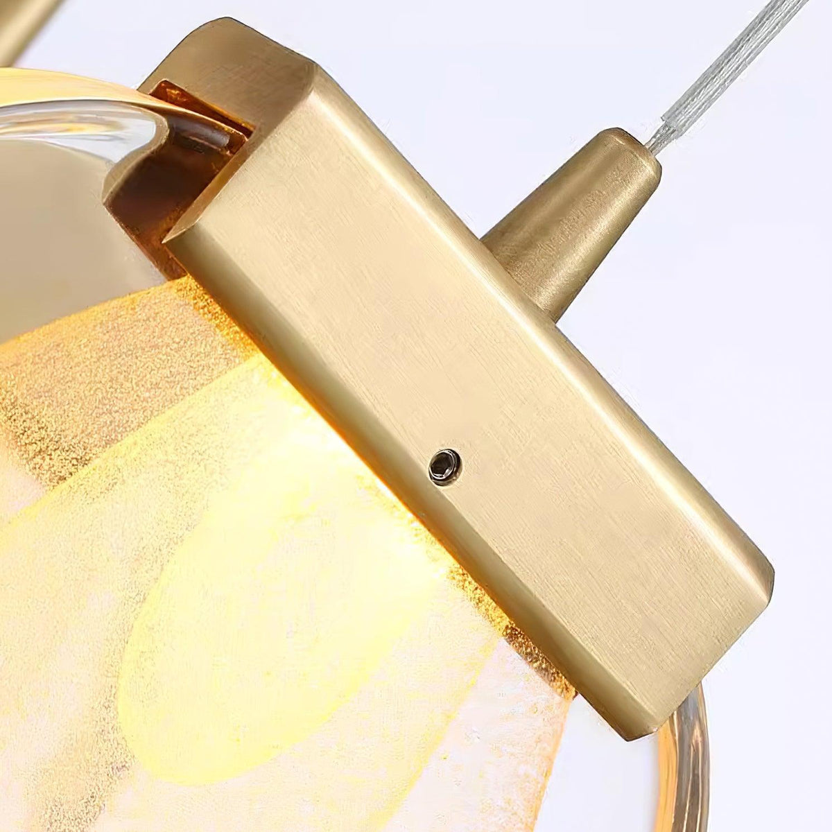 Avesia Minimalistische Pendelleuchte aus Glas für Treppenhaus