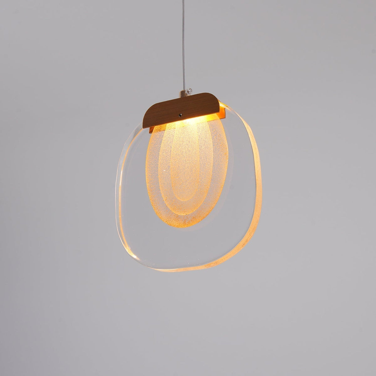 Avesia Minimalistische Pendelleuchte aus Glas für Treppenhaus