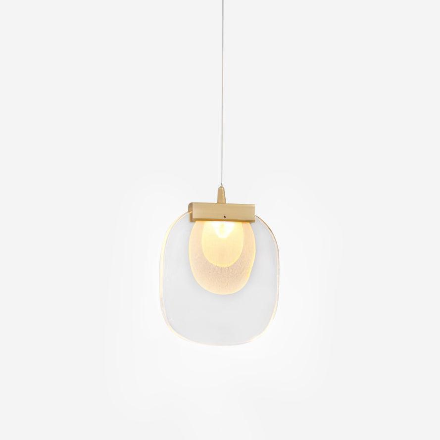 Avesia Minimalistische Pendelleuchte aus Glas für Treppenhaus