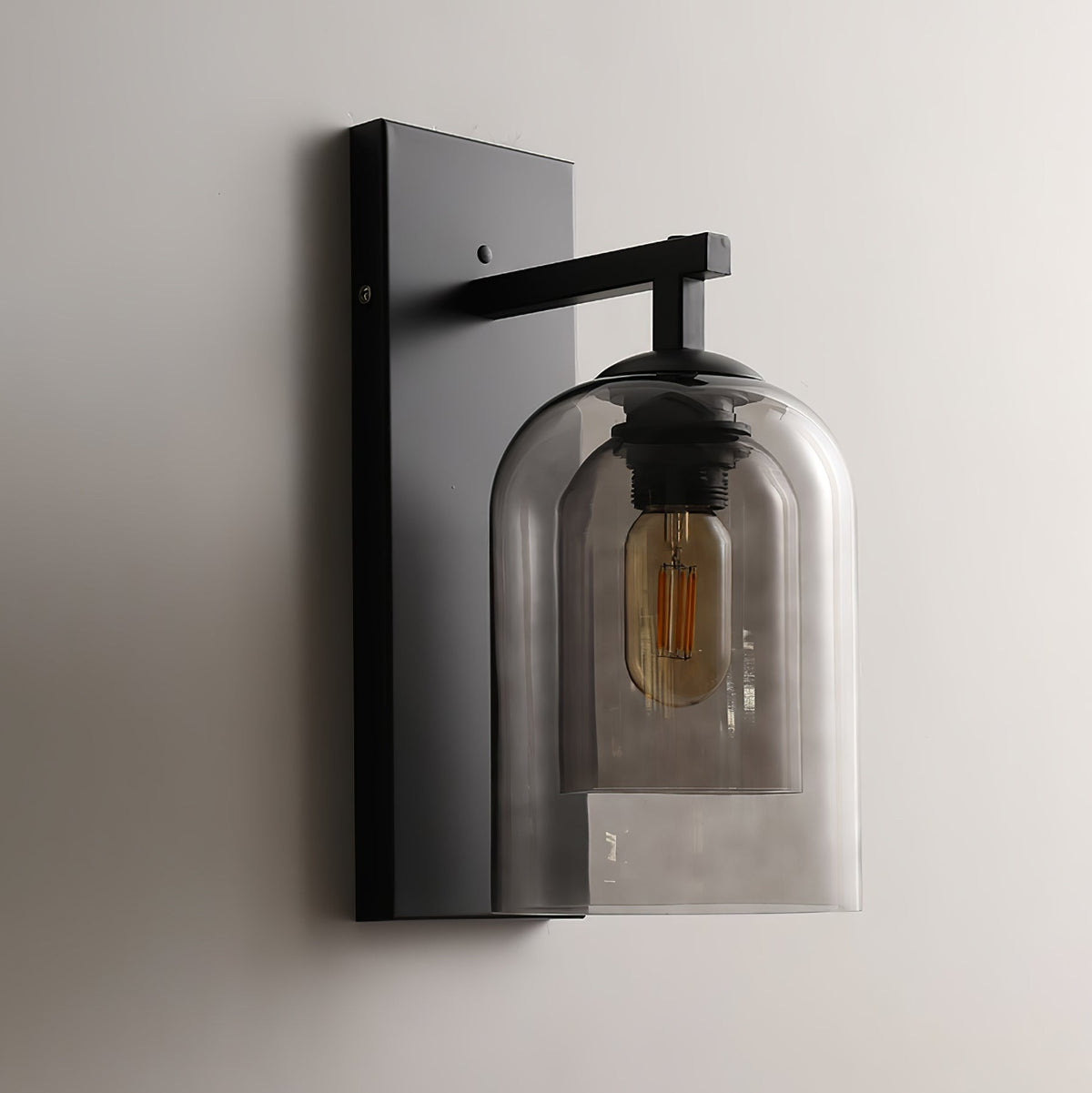 Xalen Premium zeitgenössische Kunst-Wandleuchte aus Tubular-Glas