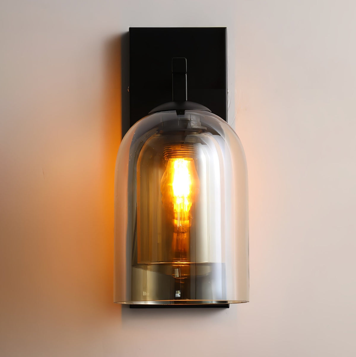 Xalen Premium zeitgenössische Kunst-Wandleuchte aus Tubular-Glas