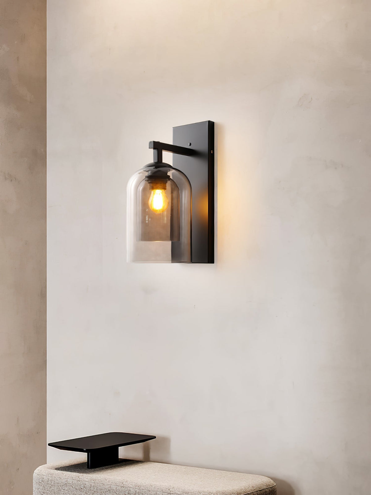 Xalen Premium zeitgenössische Kunst-Wandleuchte aus Tubular-Glas