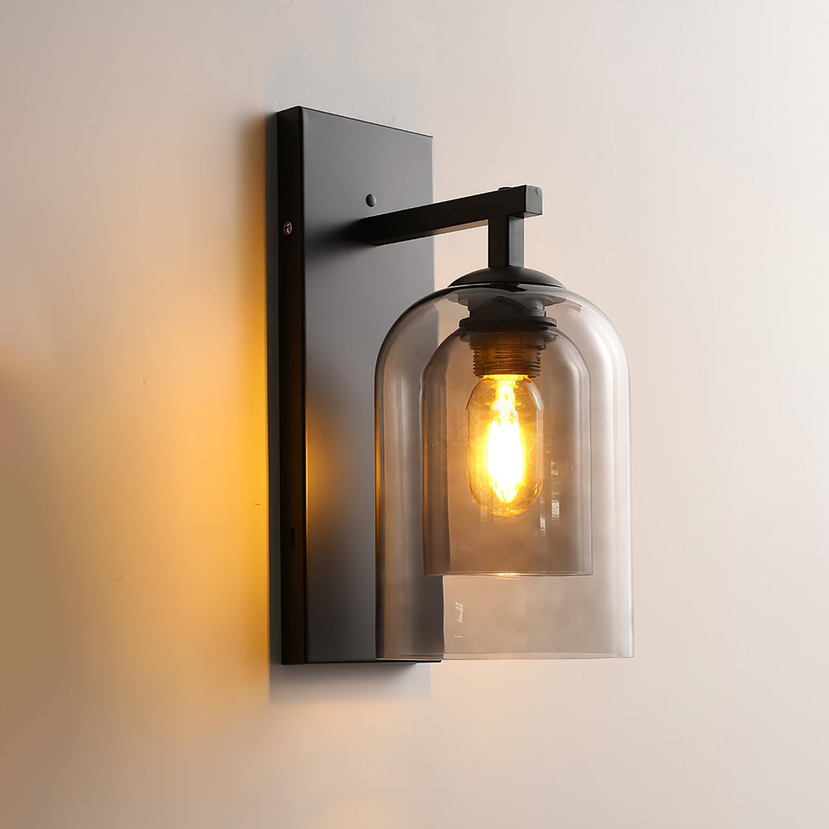 Xalen Premium zeitgenössische Kunst-Wandleuchte aus Tubular-Glas