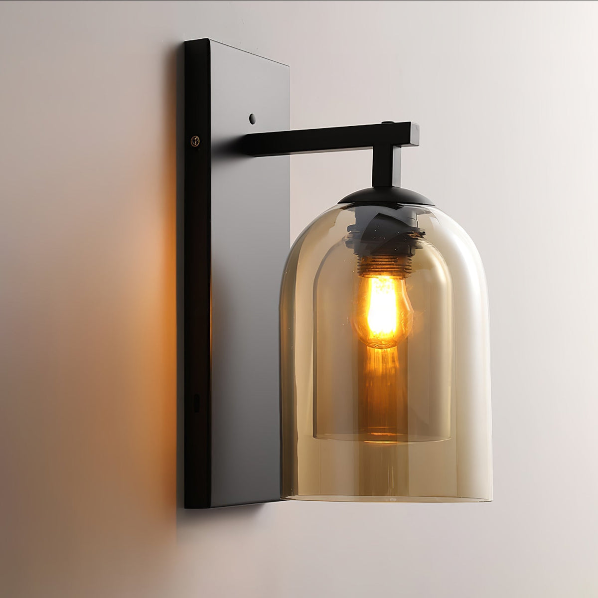 Xalen Premium zeitgenössische Kunst-Wandleuchte aus Tubular-Glas
