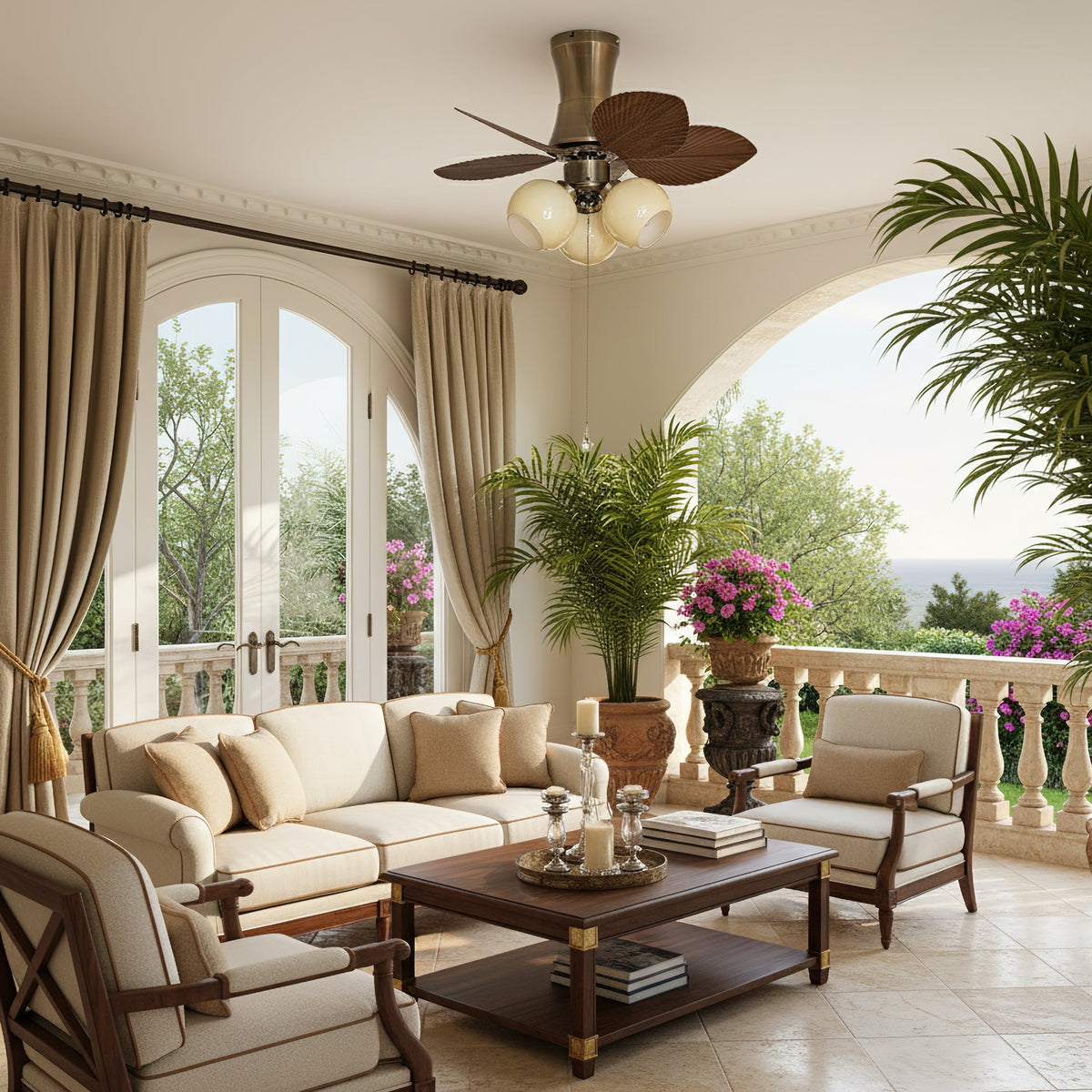 Miraneon Deckenventilator mit Beleuchtung