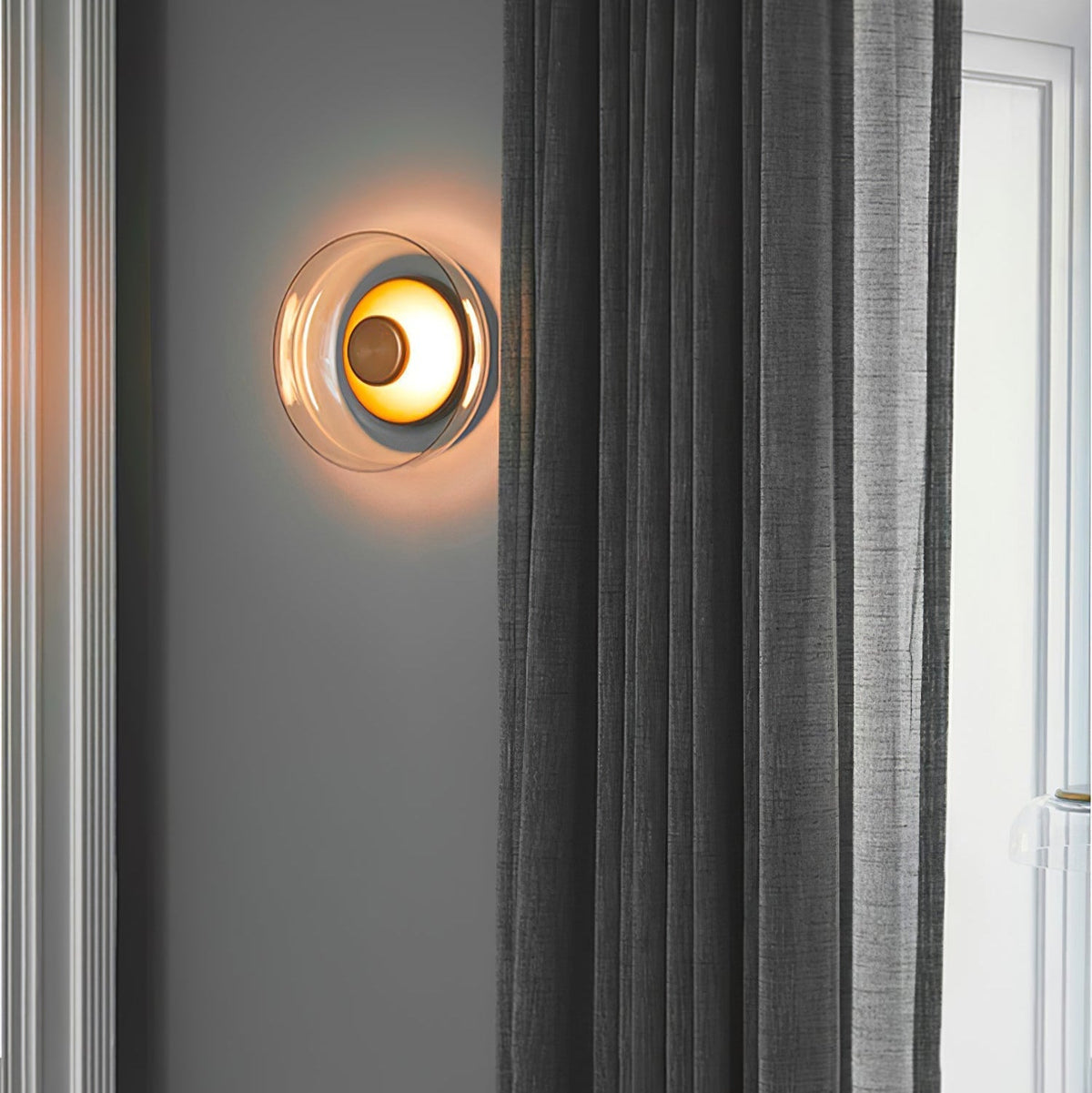 Lomino Premium skandinavische Kunstglas-Wandleuchte