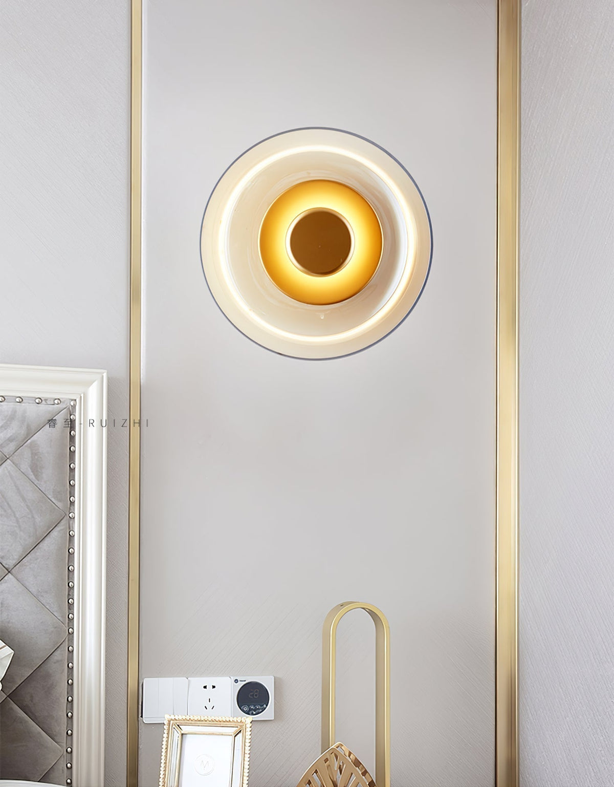 Lomino Premium skandinavische Kunstglas-Wandleuchte