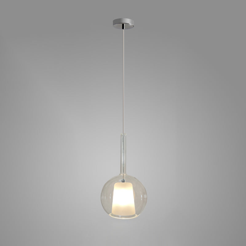 Lioranira Pendelleuchte Rauchglas Transparent Rund