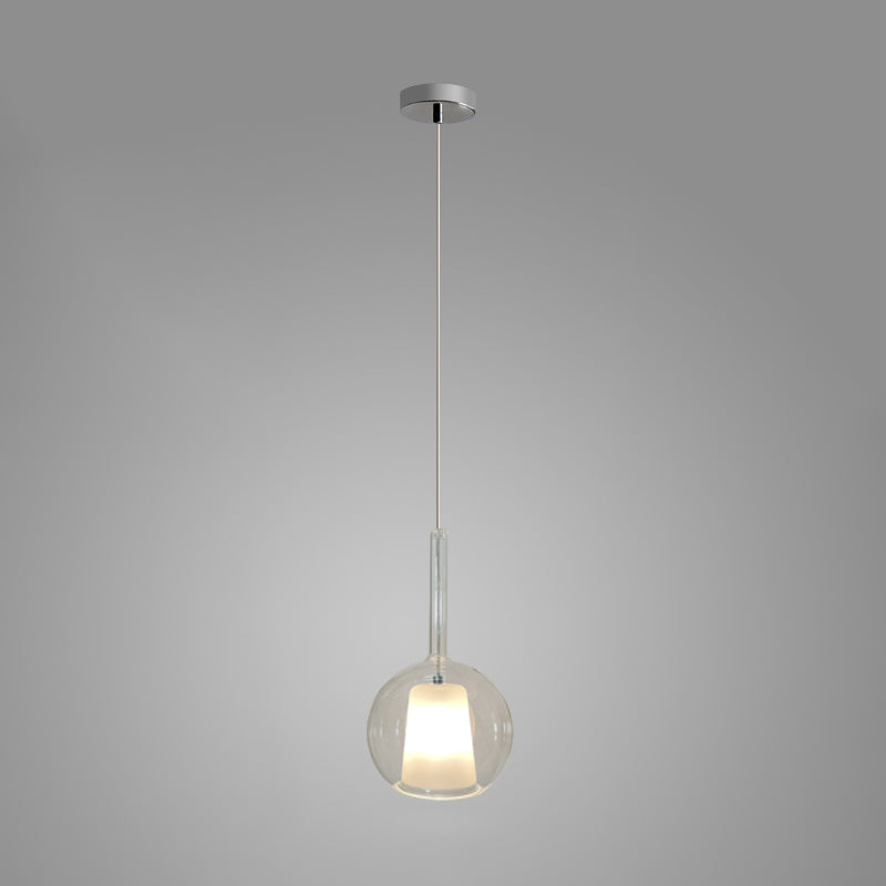 Lioranira Pendelleuchte Rauchglas Transparent Rund