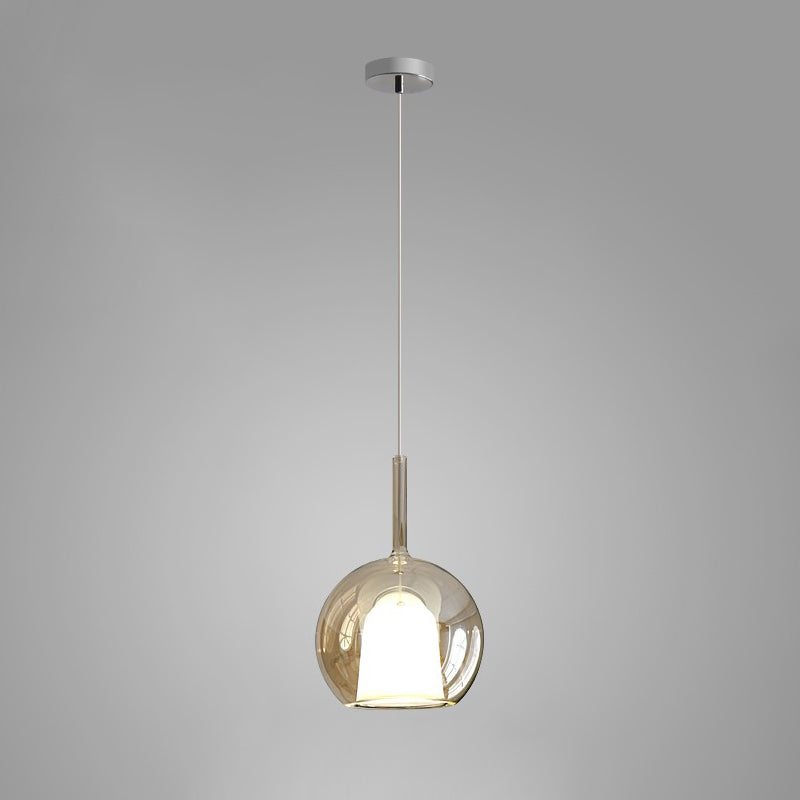 Lioranira Pendelleuchte Rauchglas Transparent Rund
