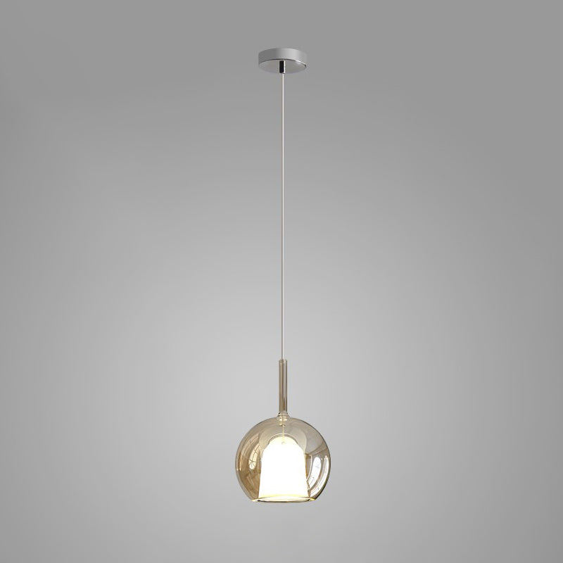 Lioranira Pendelleuchte Rauchglas Transparent Rund
