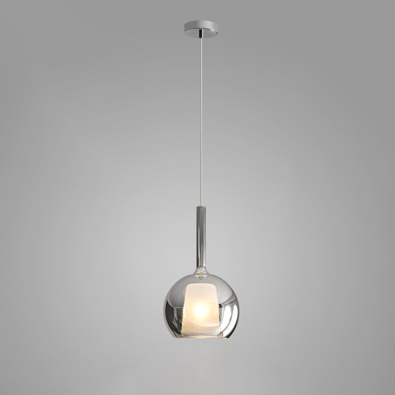 Lioranira Pendelleuchte Rauchglas Transparent Rund