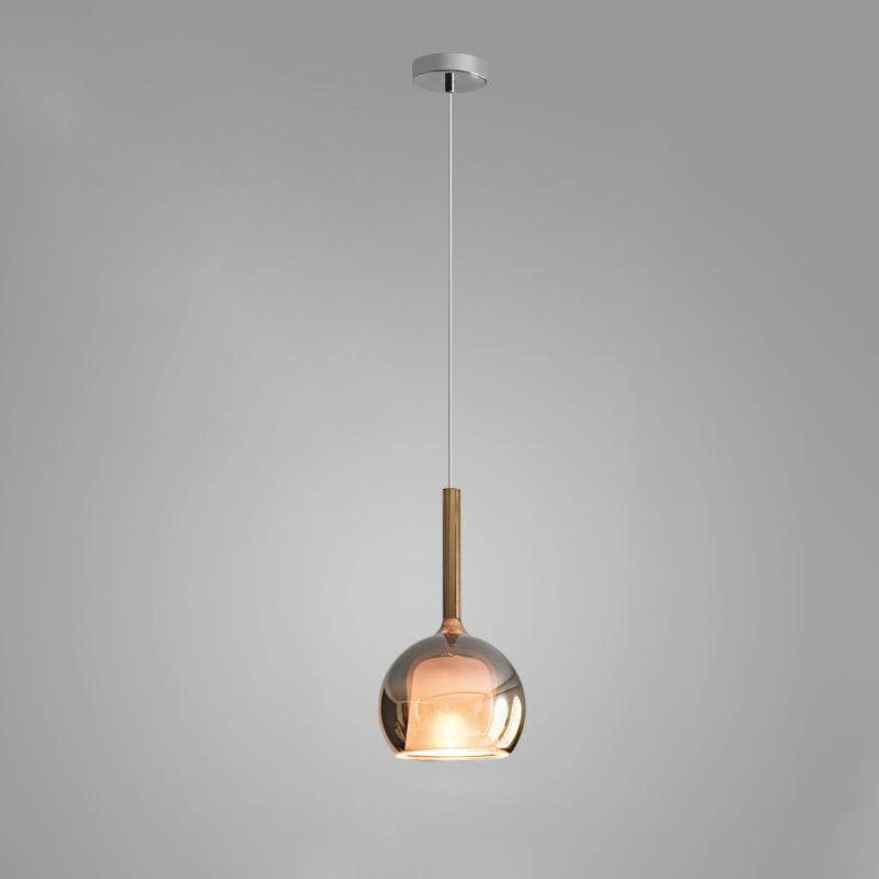Lioranira Pendelleuchte Rauchglas Transparent Rund