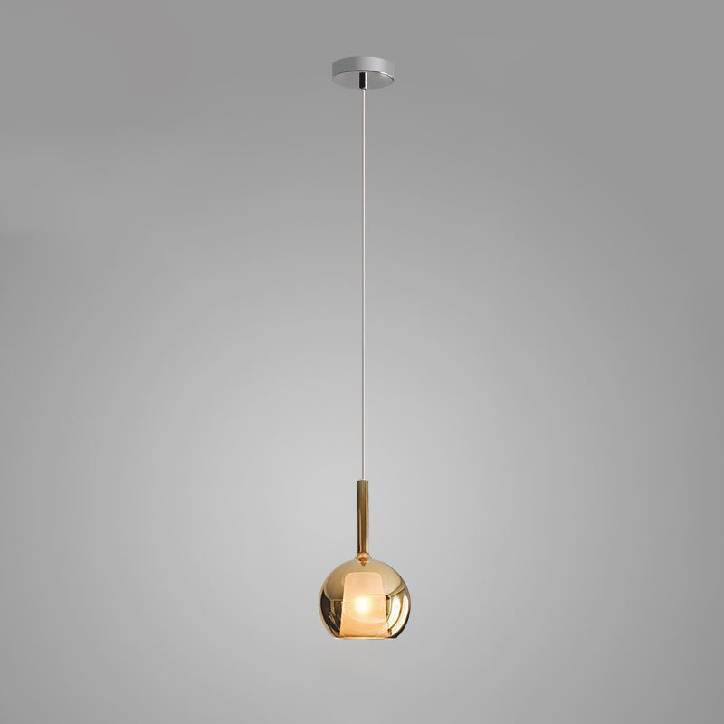 Lioranira Pendelleuchte Rauchglas Transparent Rund