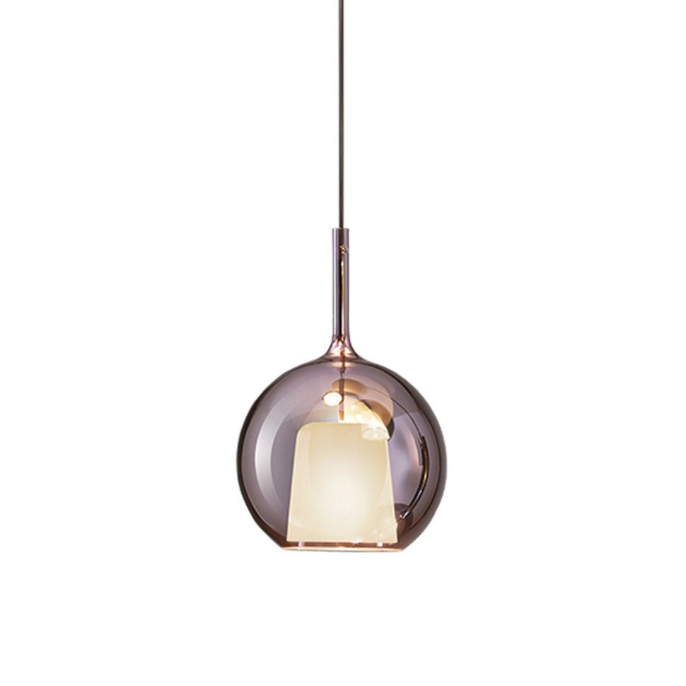 Lioranira Pendelleuchte Rauchglas Transparent Rund