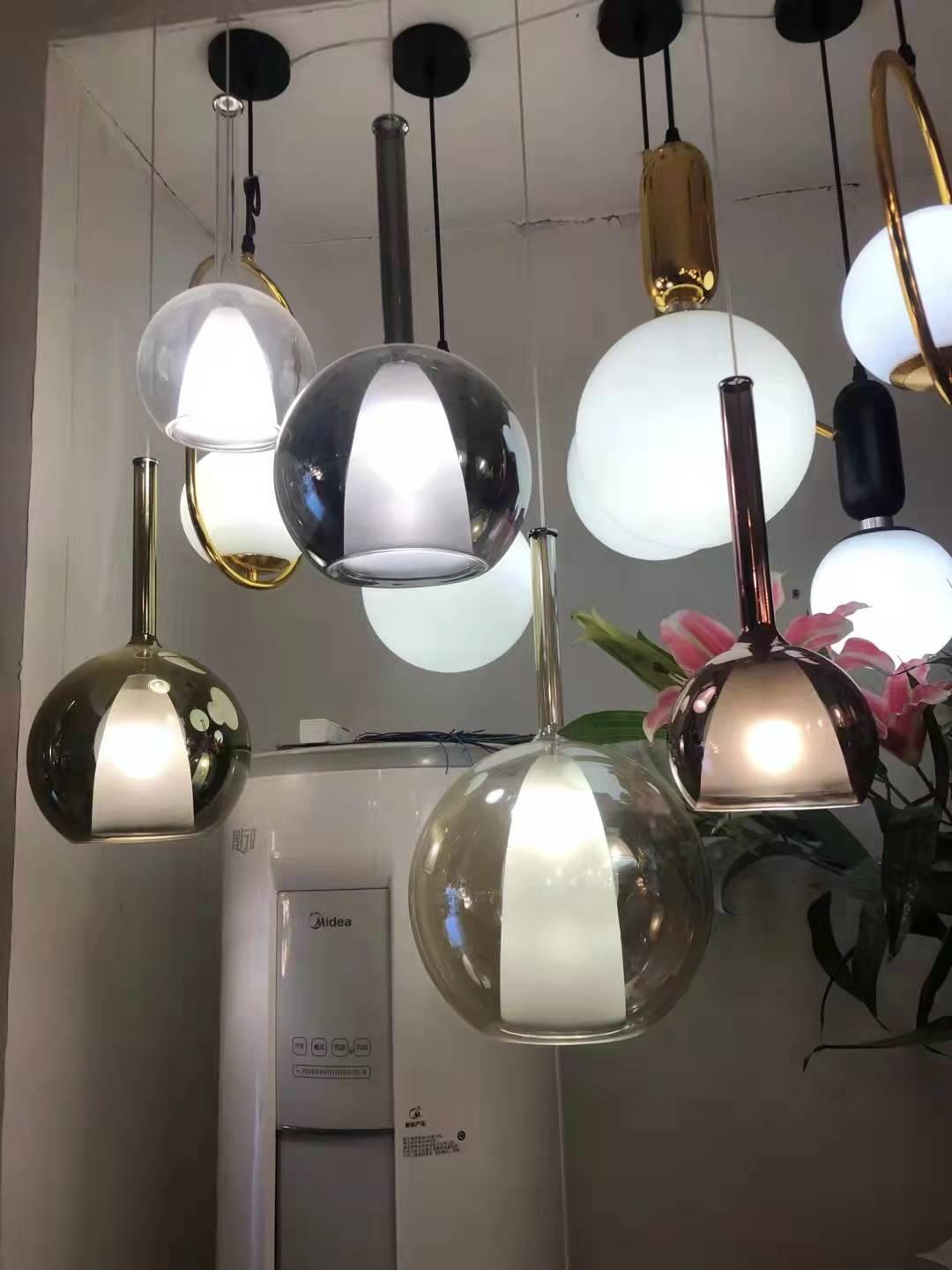 Lioranira Pendelleuchte Rauchglas Transparent Rund