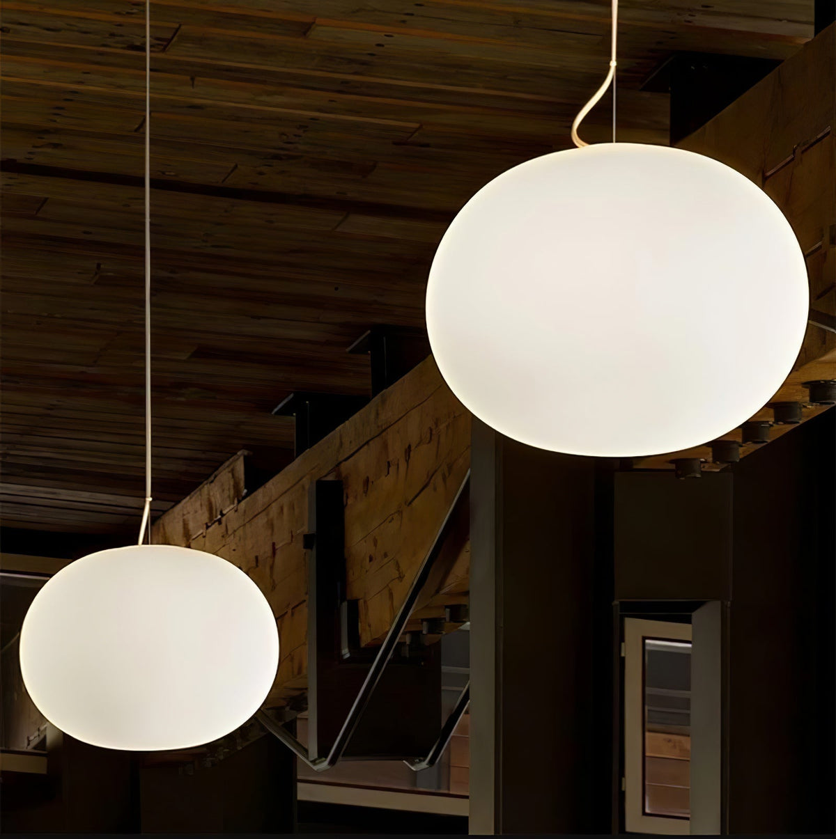 Qersy moderne Pendelleuchte aus Glas