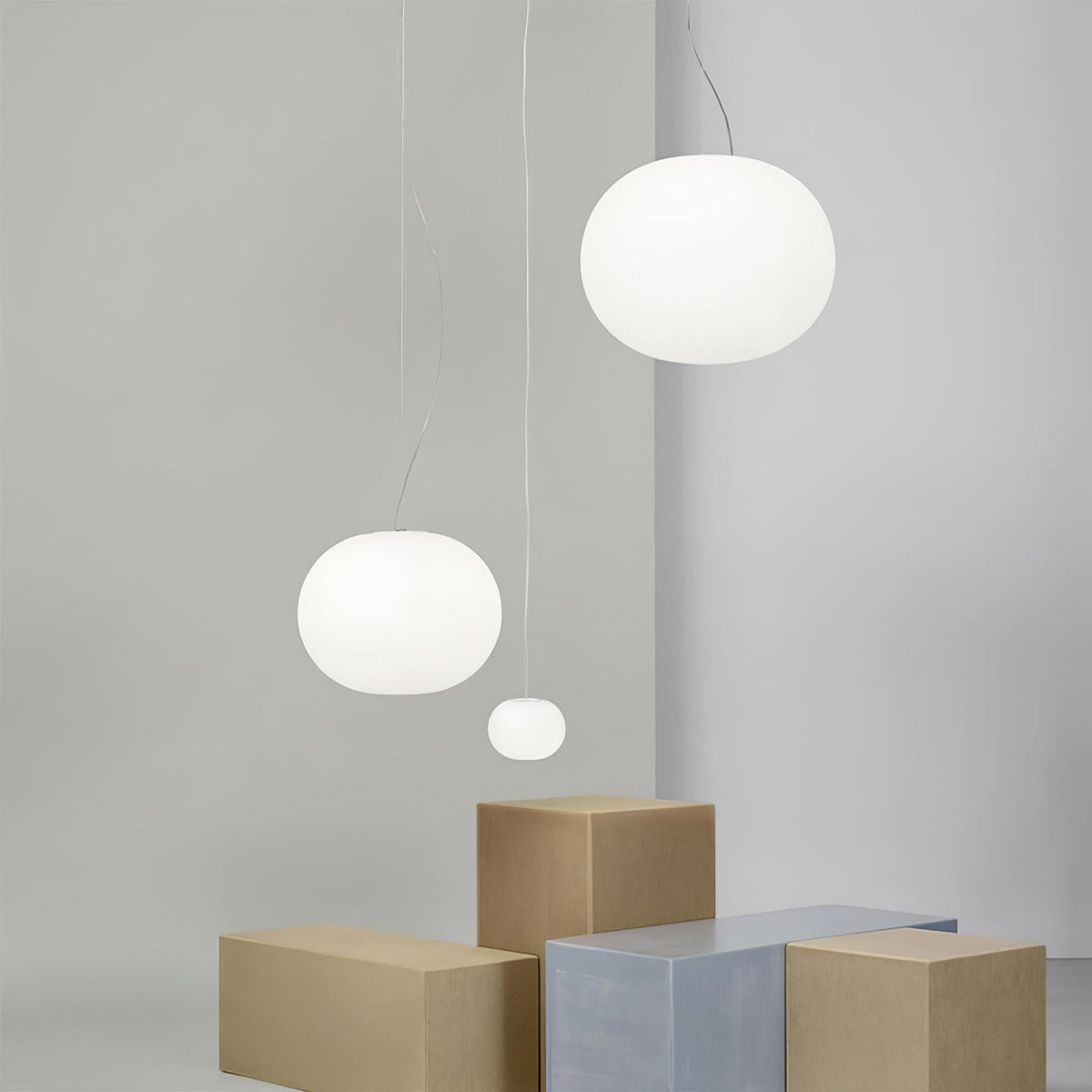 Qersy moderne Pendelleuchte aus Glas