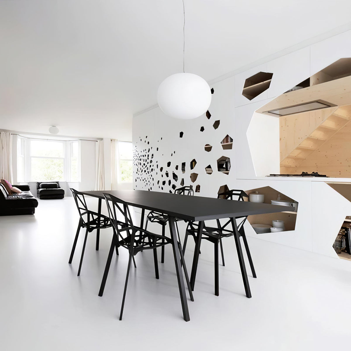 Qersy moderne Pendelleuchte aus Glas