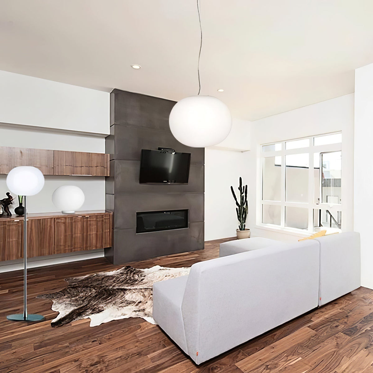 Qersy moderne Pendelleuchte aus Glas