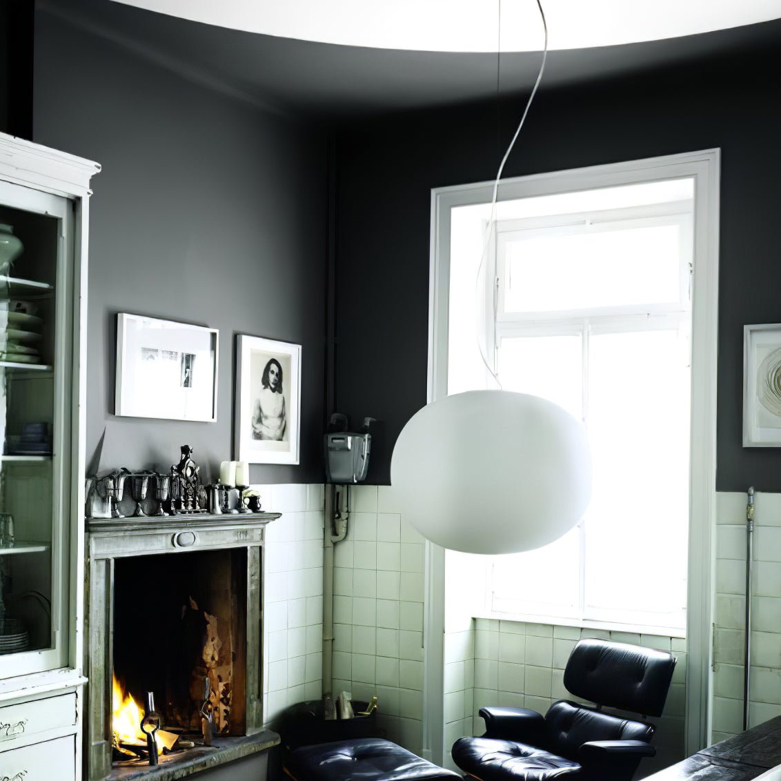 Qersy moderne Pendelleuchte aus Glas