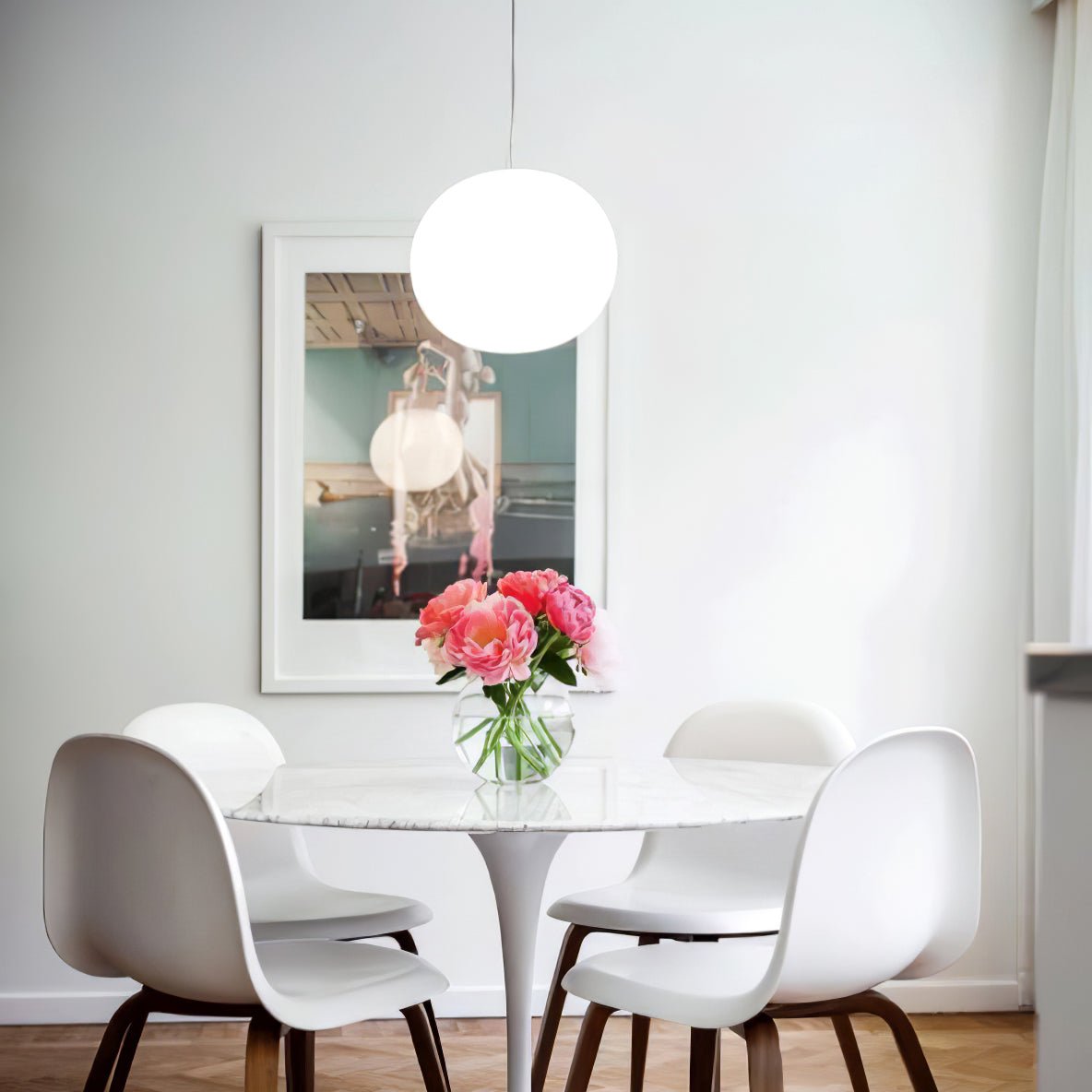 Qersy moderne Pendelleuchte aus Glas