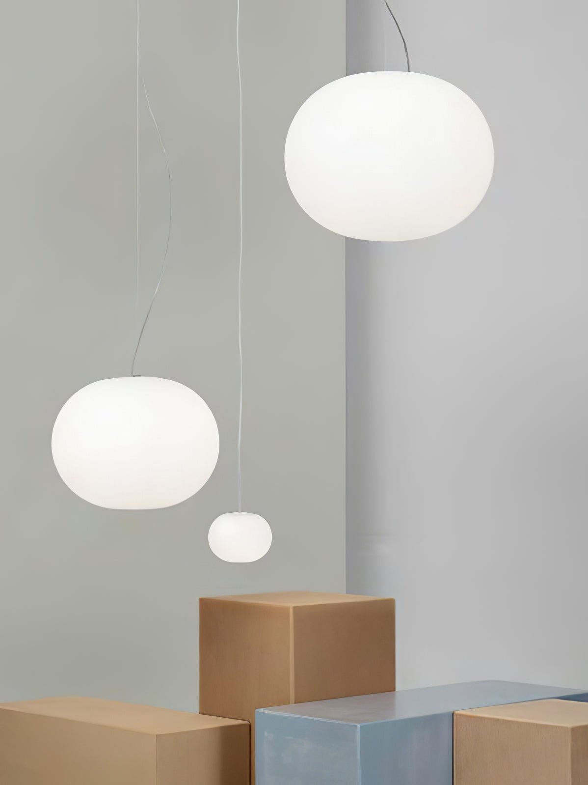 Qersy moderne Pendelleuchte aus Glas