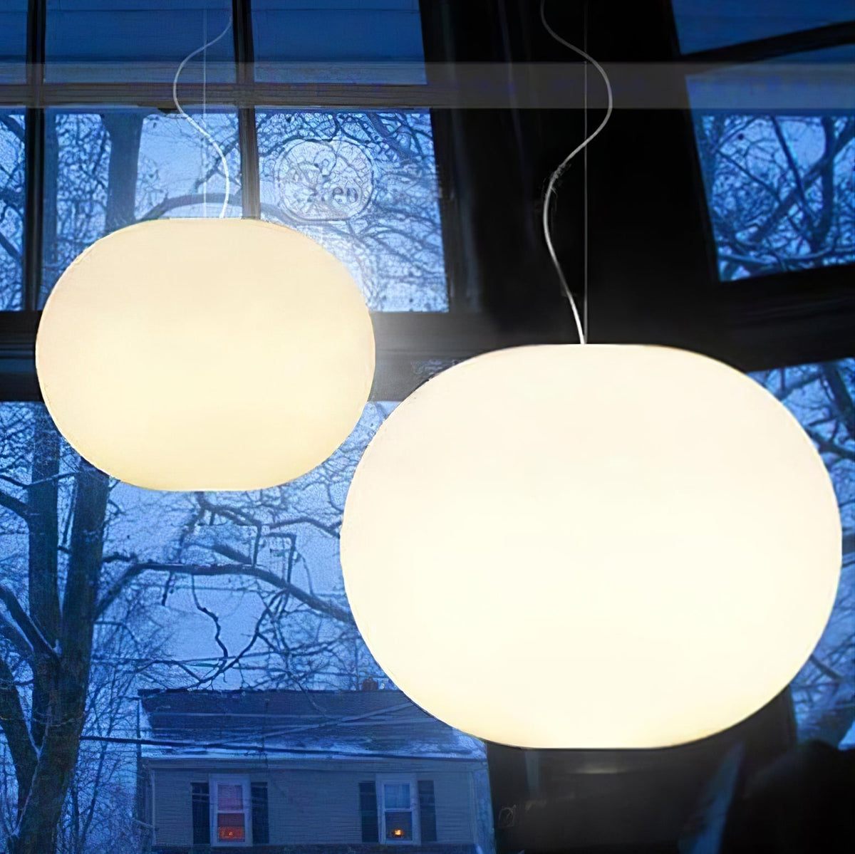 Qersy moderne Pendelleuchte aus Glas