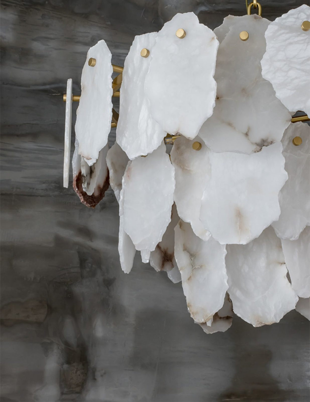 Nivorian Kronleuchter aus Alabaster