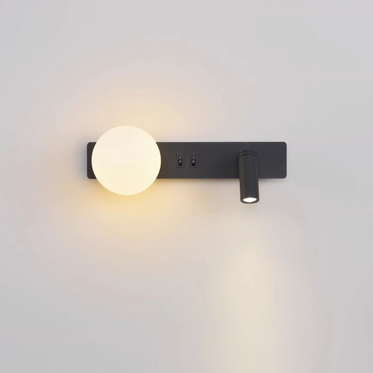Thalior zeitgenössische minimalistische schlanke Glas-Wandleuchte