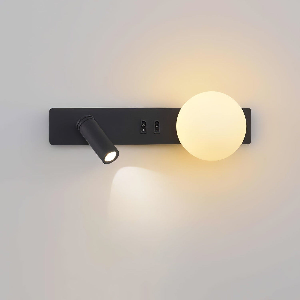 Thalior zeitgenössische minimalistische schlanke Glas-Wandleuchte