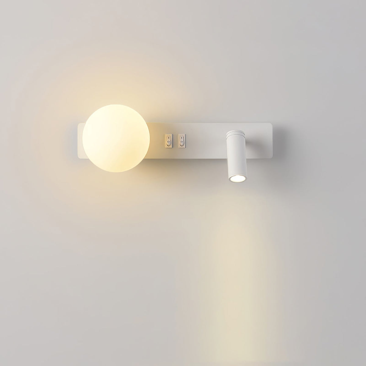 Thalior zeitgenössische minimalistische schlanke Glas-Wandleuchte