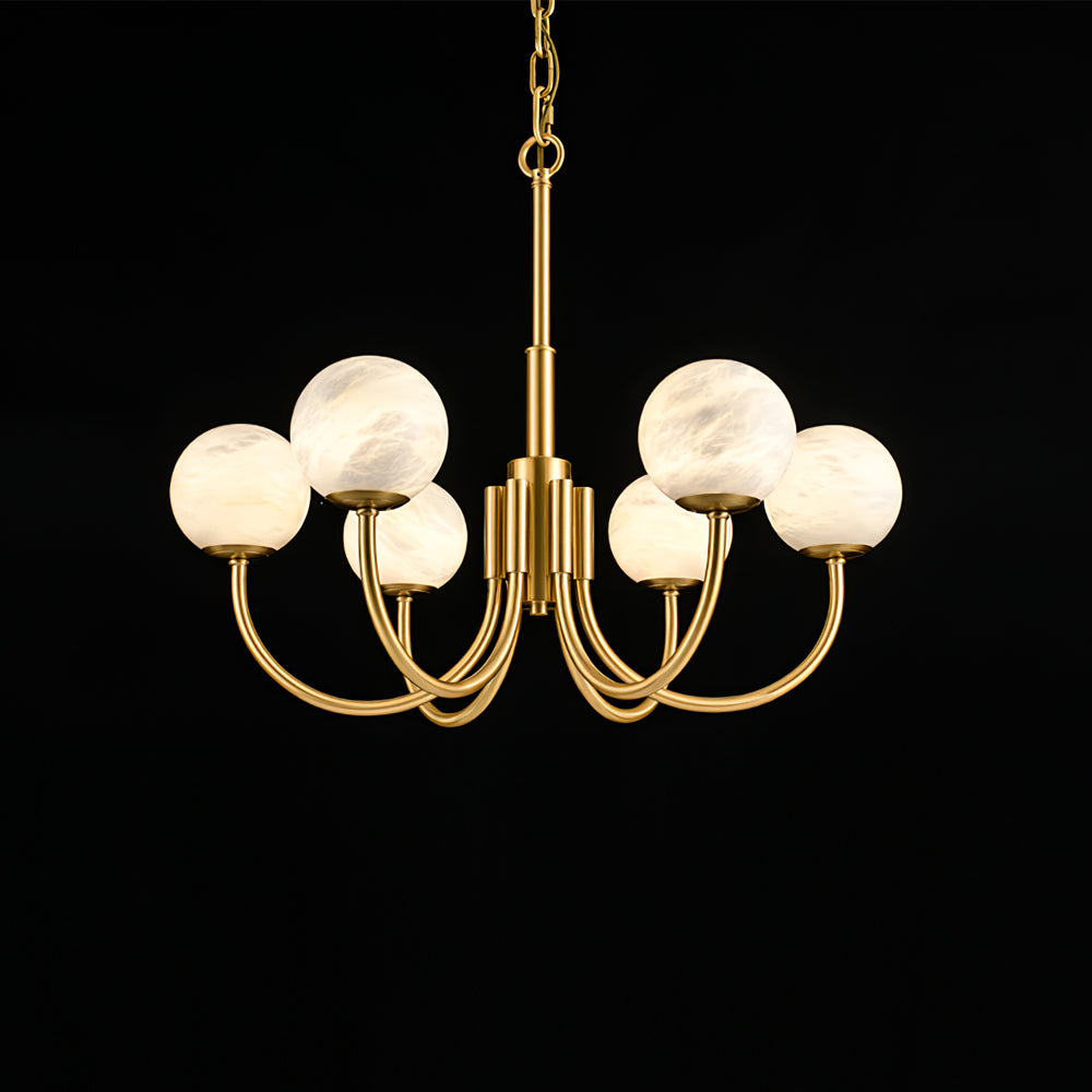 Kronleuchter Alabaster luxuriös