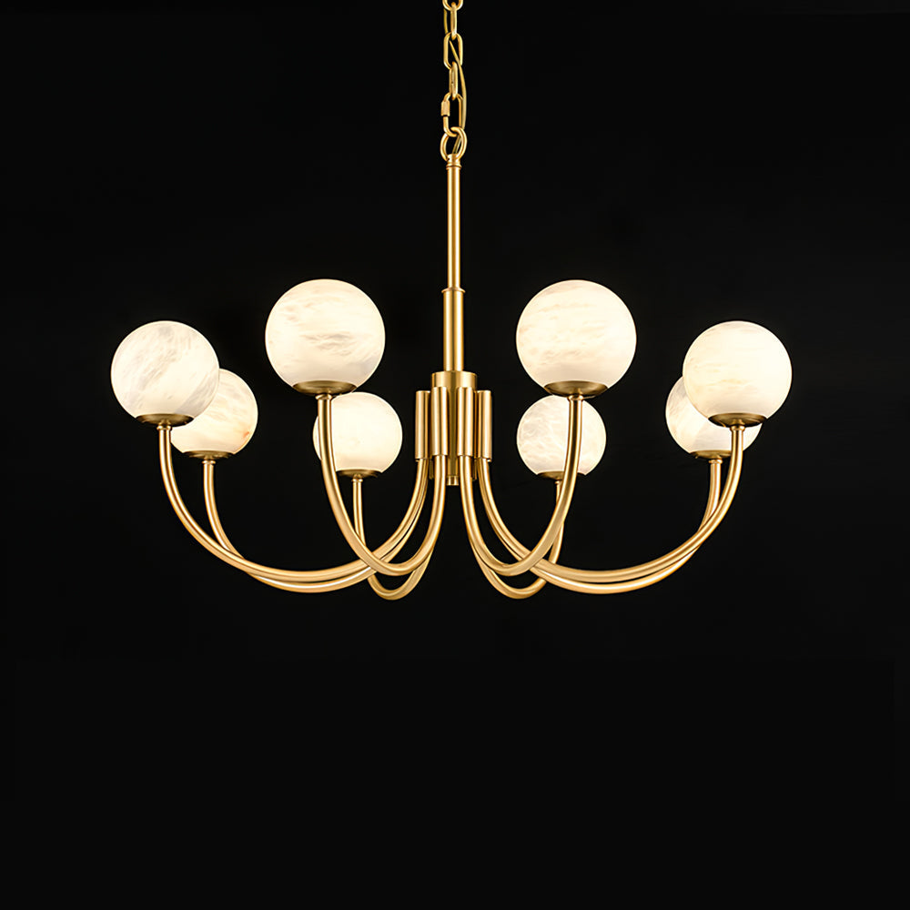 Kronleuchter Alabaster luxuriös