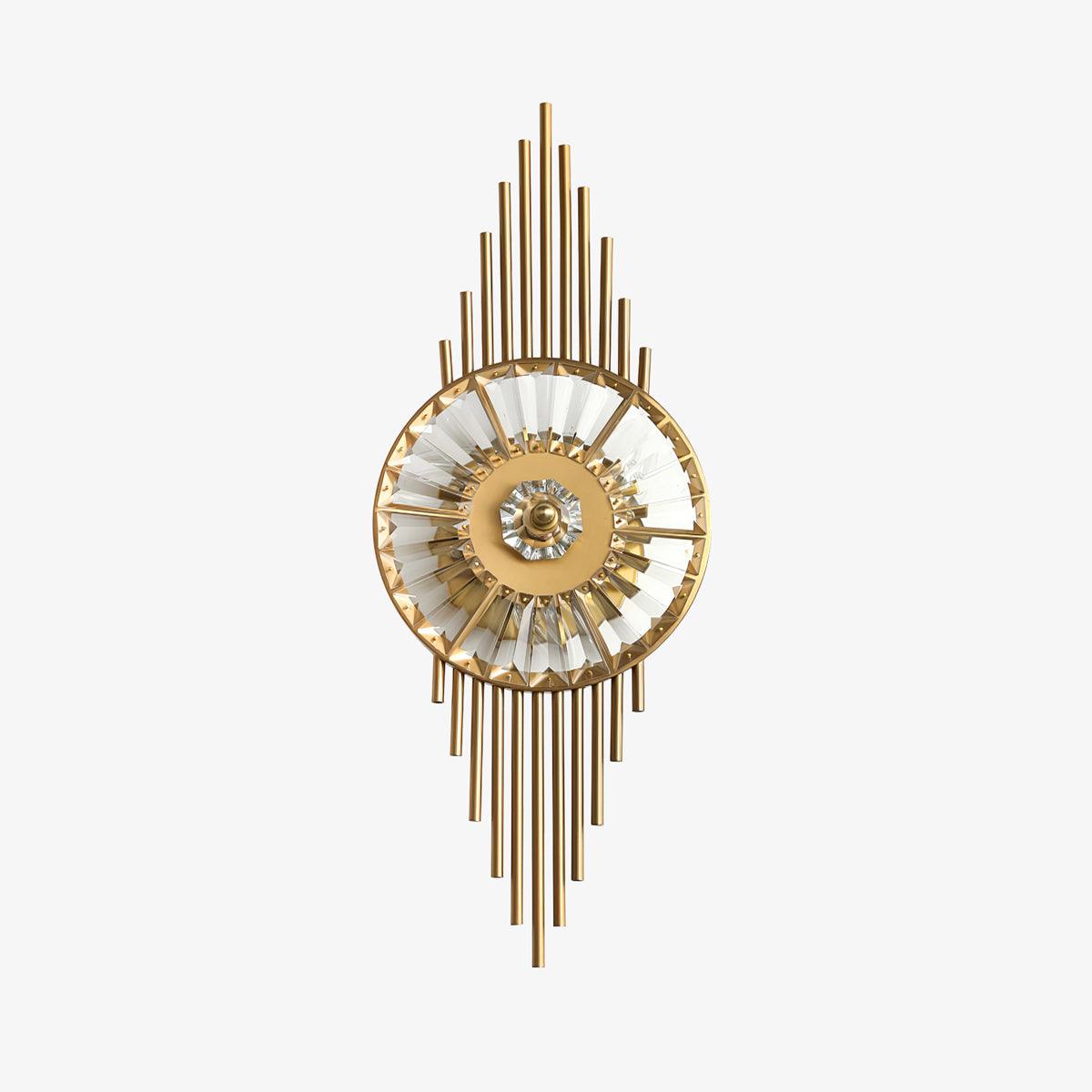 Cilirel Postmodern Luxus-Wandleuchte aus Gold mit Kristall