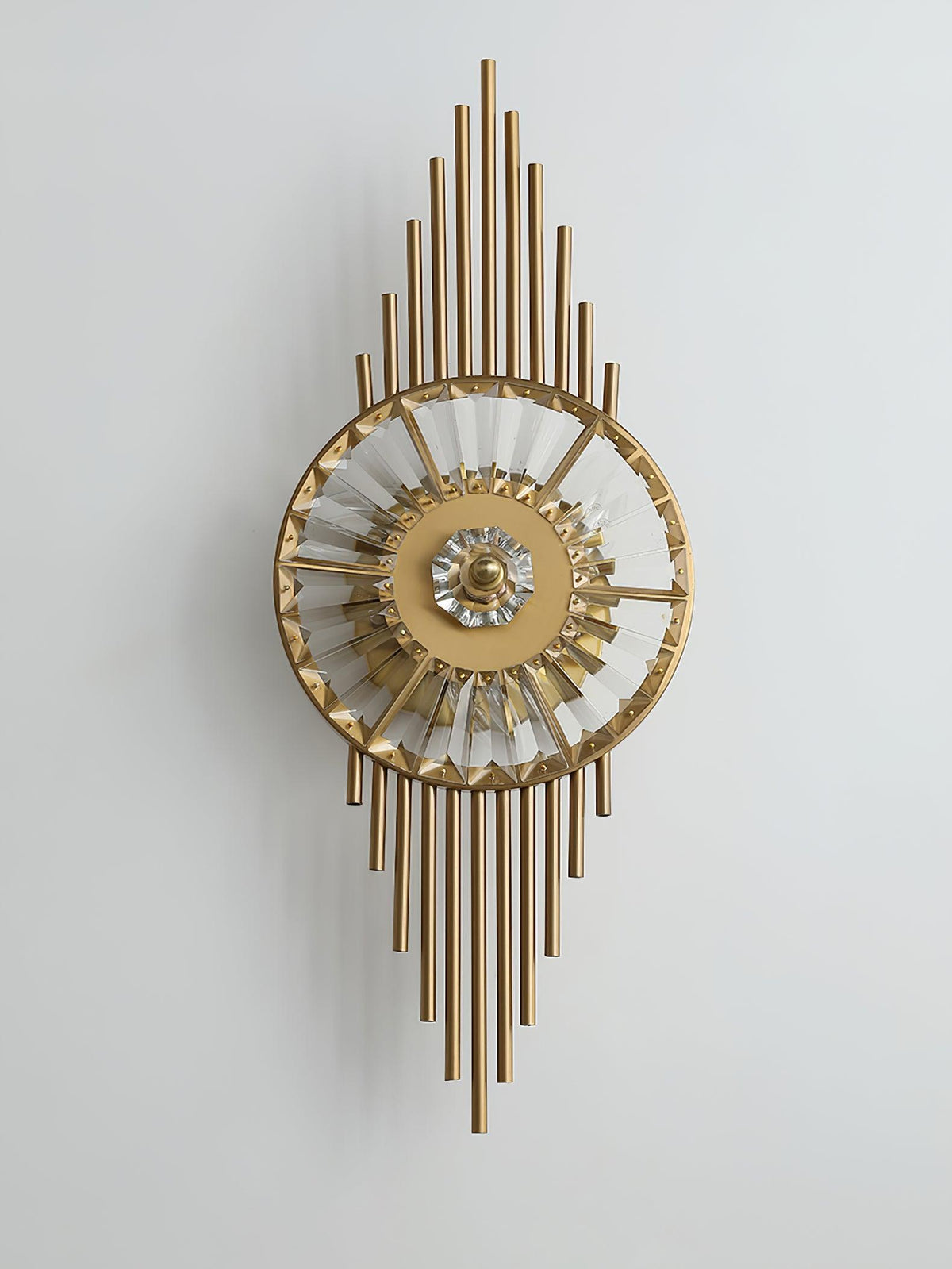 Cilirel Postmodern Luxus-Wandleuchte aus Gold mit Kristall
