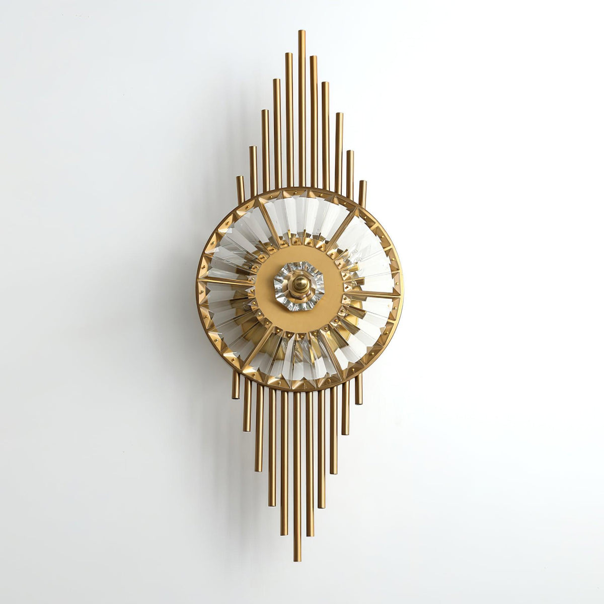 Cilirel Postmodern Luxus-Wandleuchte aus Gold mit Kristall