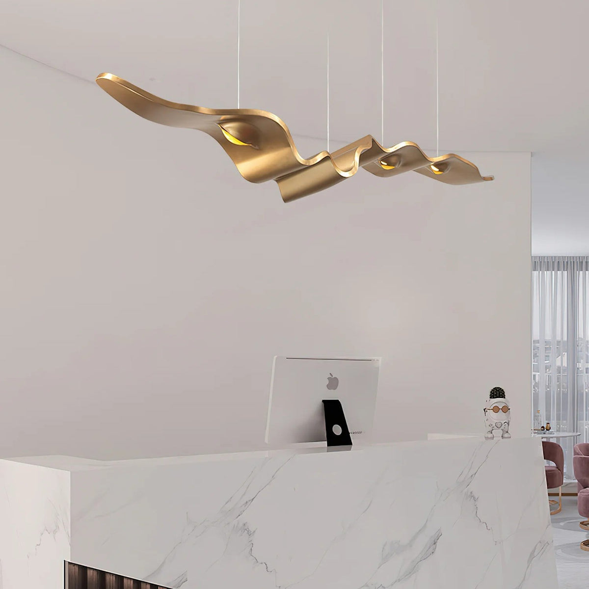 Raelis Kronleuchter Gold Ribbon
