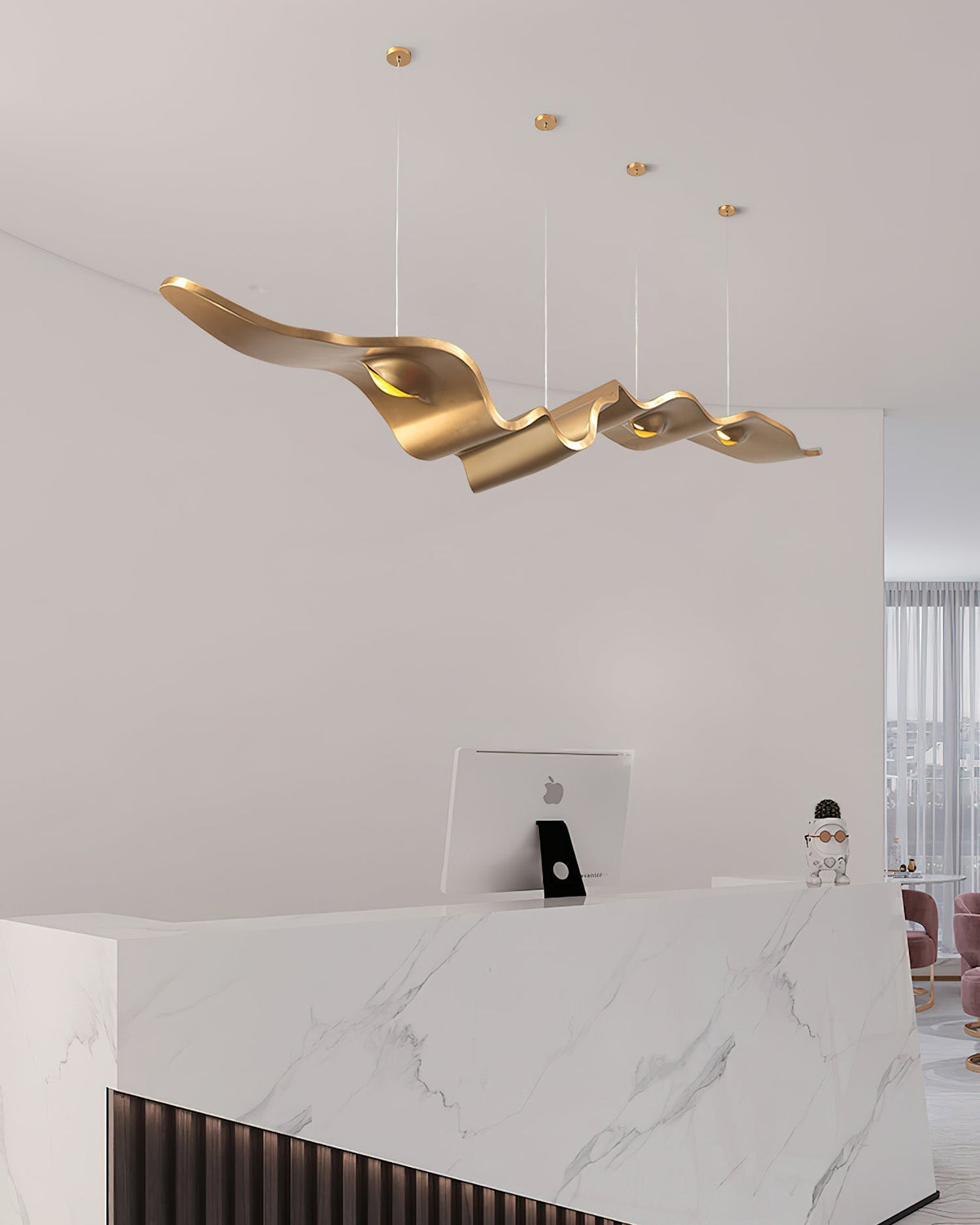 Raelis Kronleuchter Gold Ribbon