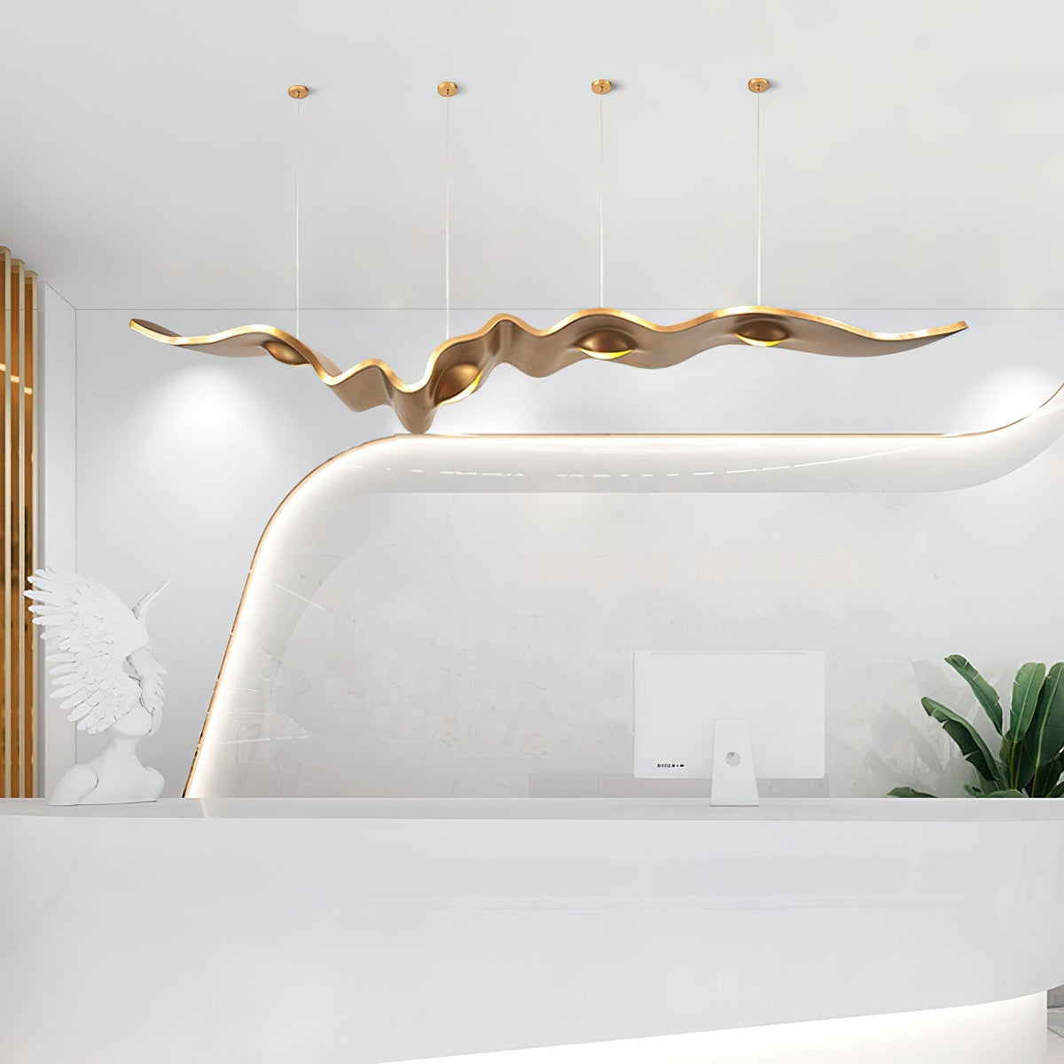 Raelis Kronleuchter Gold Ribbon