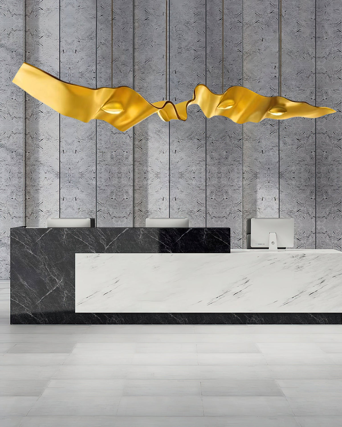 Raelis Kronleuchter Gold Ribbon