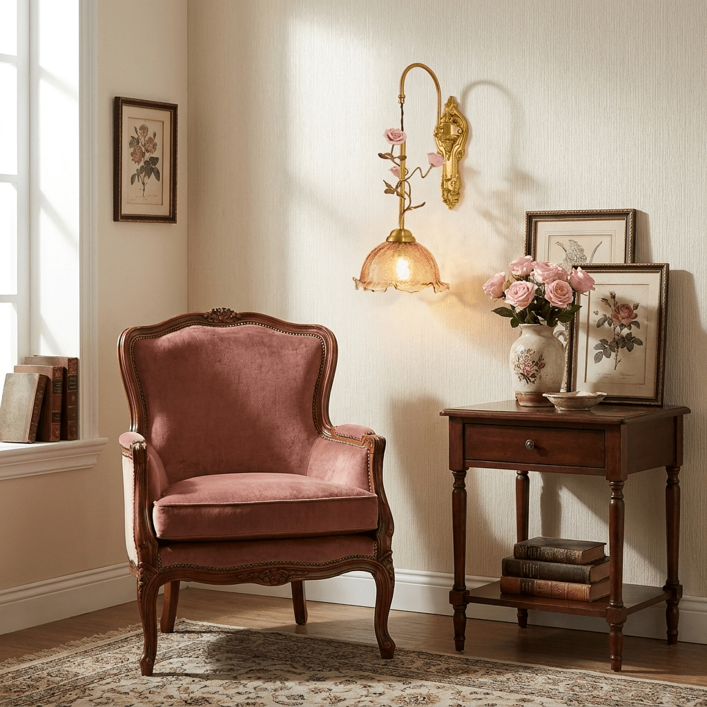 Clarisse Gold & Wandleuchte