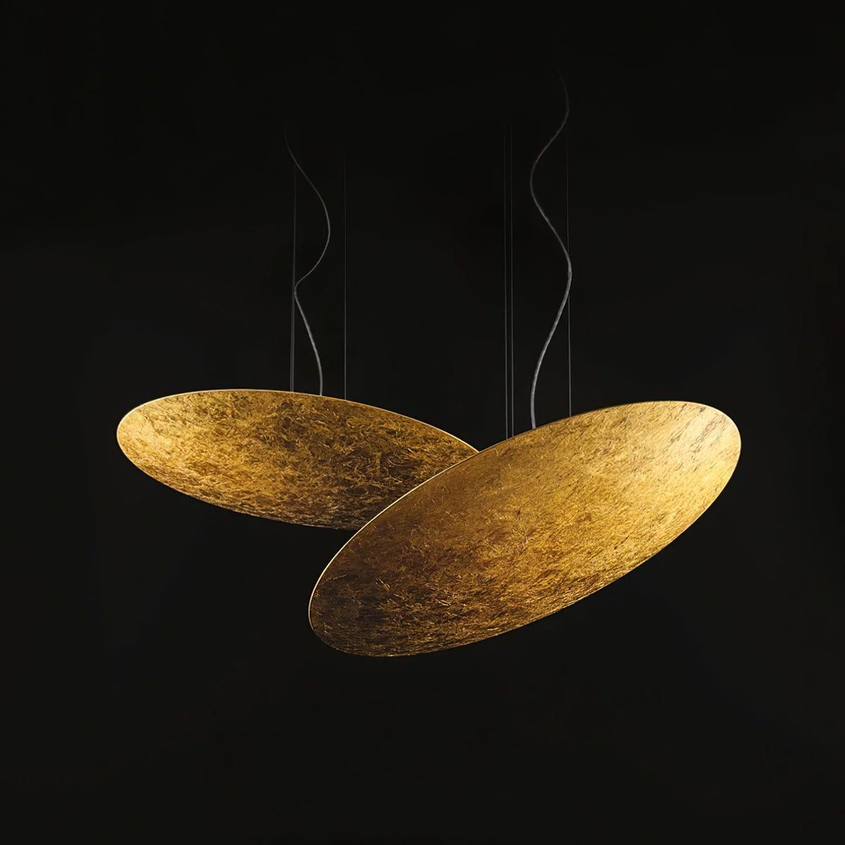 Rusken Goldfolie Pendelleuchte