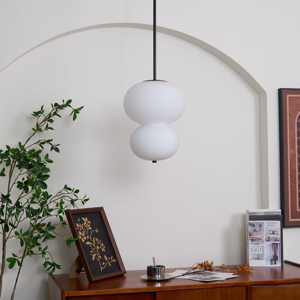 Xalt Minimalistische Pendelleuchte aus Glas