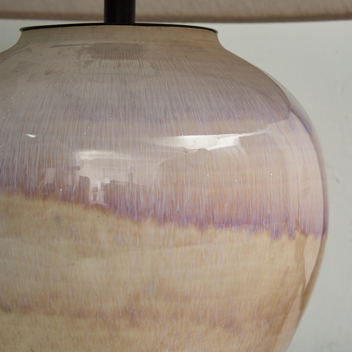 Gradient Hued Keramik-Jar-Tischlampe