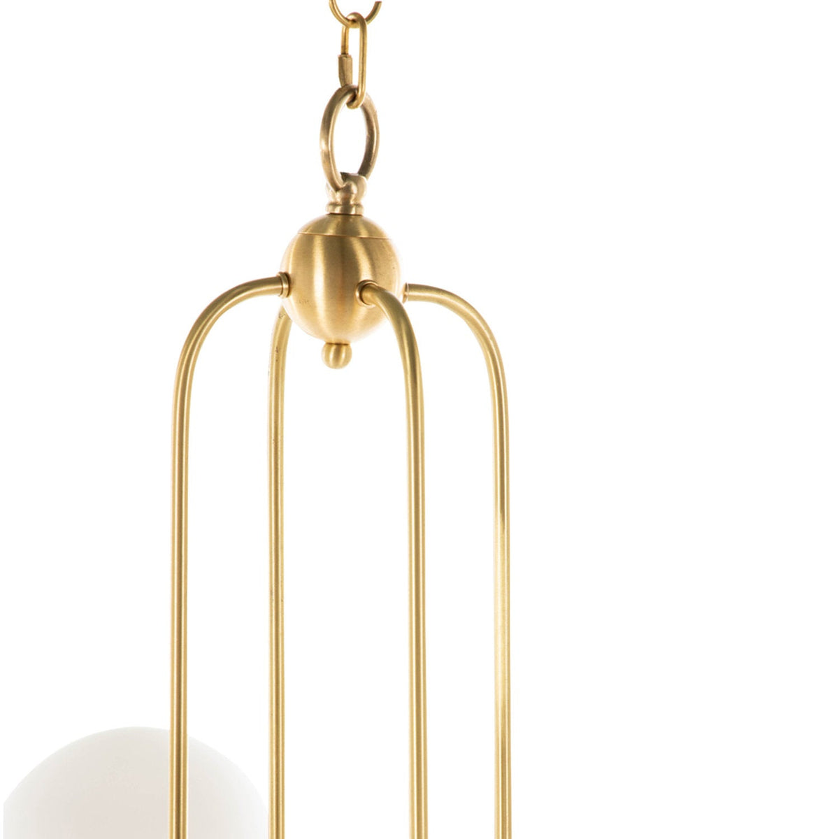 Mjolkuvyi Kronleuchter modern minimalistisch aus Glas und Metall