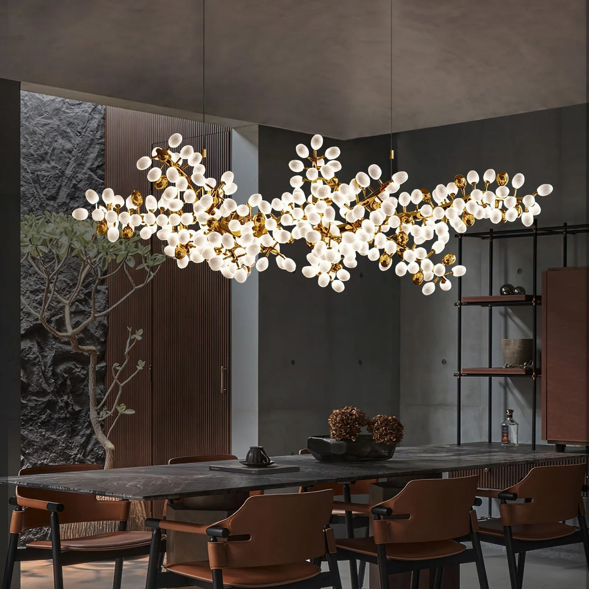 Aldo Elegant Kronleuchter aus Glas