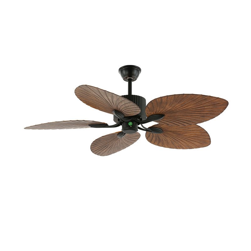 Virel Tropisches Holz Deckenventilator mit Beleuchtung